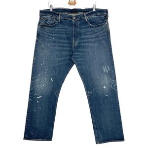 Polo Ralph Lauren Classic Fit Paint Splatter Jeans Sz 40x30
